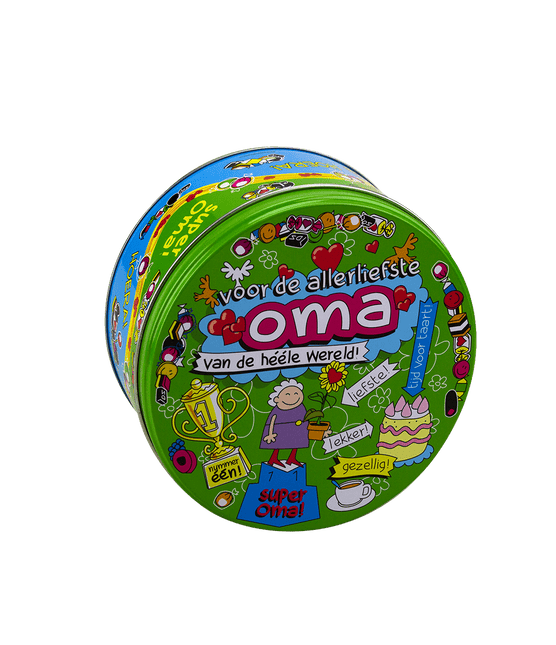 Snoeptrommel Oma 14cm van Paper Dreams koop je bij Partywinkel