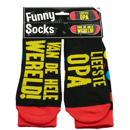 Sokken Liefste Opa van Paper Dreams koop je bij Partywinkel