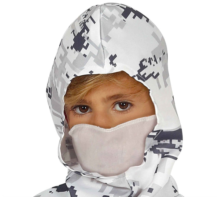 Soldaat Kostuum Kind Wit Grijs van Fiestas Guirca koop je bij Partywinkel