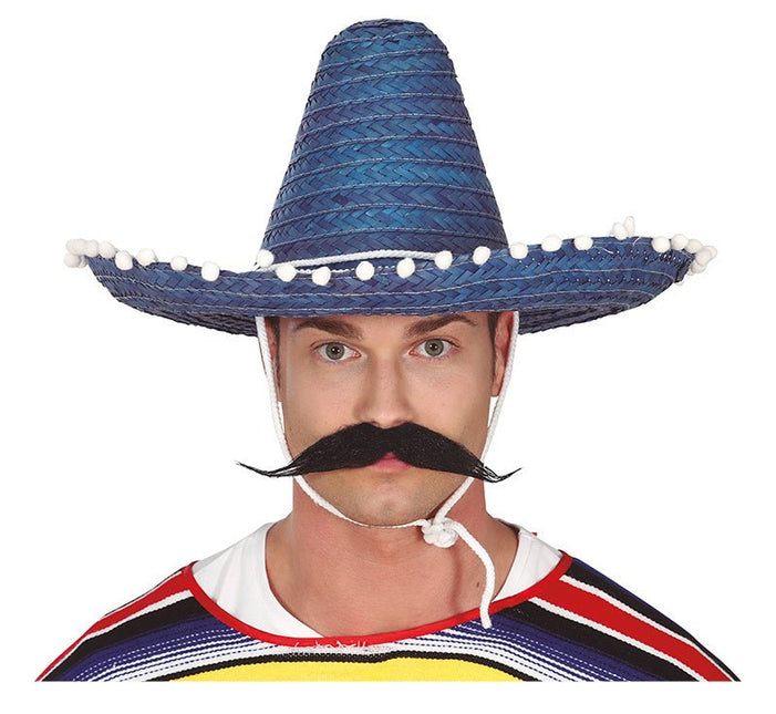 Sombrero Blauw 45cm van Fiestas Guirca koop je bij Partywinkel