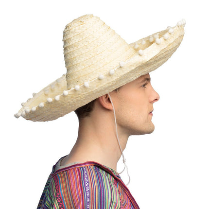 Sombrero Ernesto naturel van Boland koop je bij Partywinkel