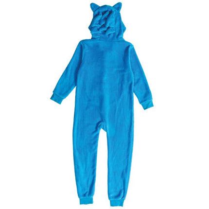 Sonic Onesie Blauw Wit Kind van Riethmueller koop je bij Partywinkel