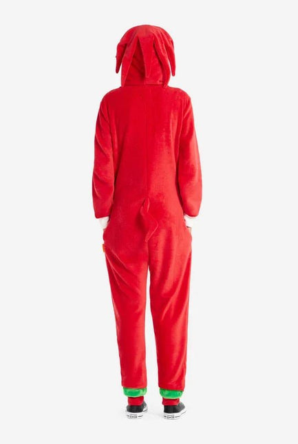 Sonic the Hedgehog Knuckles Onesie Unisex Rood van OppoSuits koop je bij Partywinkel
