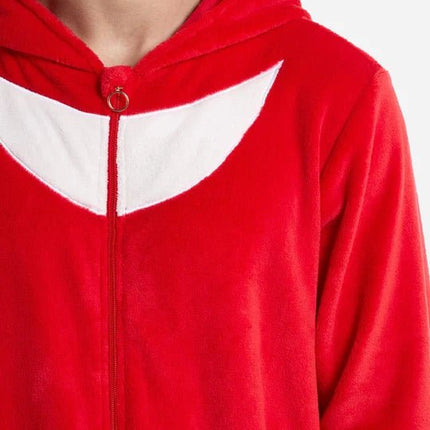 Sonic the Hedgehog Knuckles Onesie Unisex Rood van OppoSuits koop je bij Partywinkel
