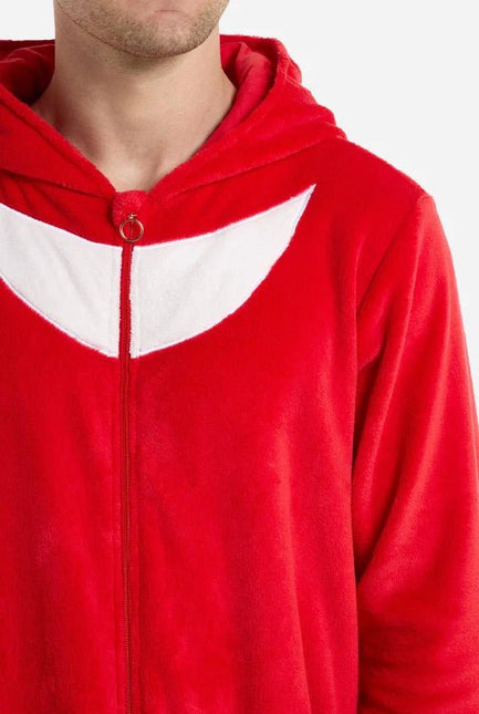 Sonic the Hedgehog Knuckles Onesie Unisex Rood van OppoSuits koop je bij Partywinkel