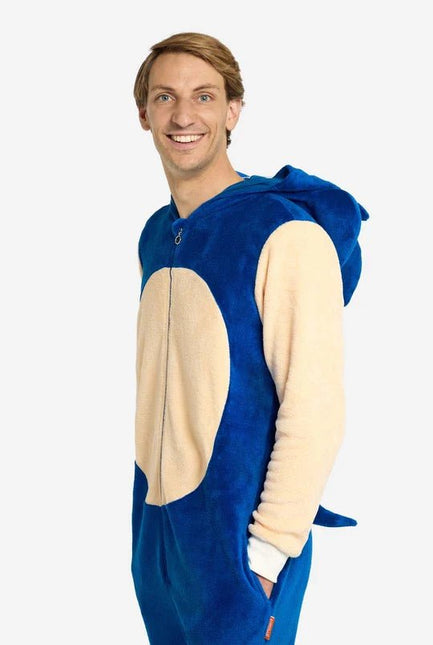 Sonic the Hedgehog Onesie Unisex Blauw van OppoSuits koop je bij Partywinkel