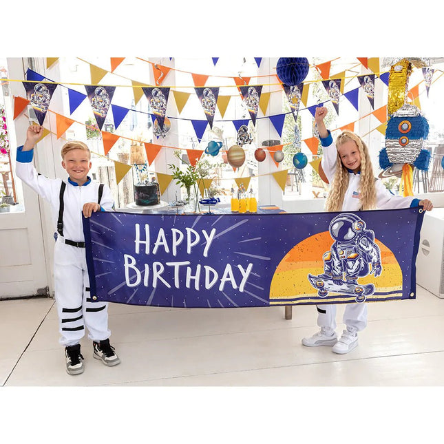 Space Party Hangdecoratie 85cm van Boland koop je bij Partywinkel