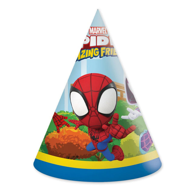 Spidey Feesthoedjes 6st van Procos koop je bij Partywinkel