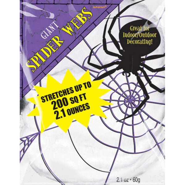 Spinenweb Halloween Wit Plastic 60g van Riethmueller koop je bij Partywinkel