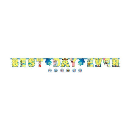 Spongebob Letterslinger Best Day Ever 3,2m van Riethmueller koop je bij Partywinkel