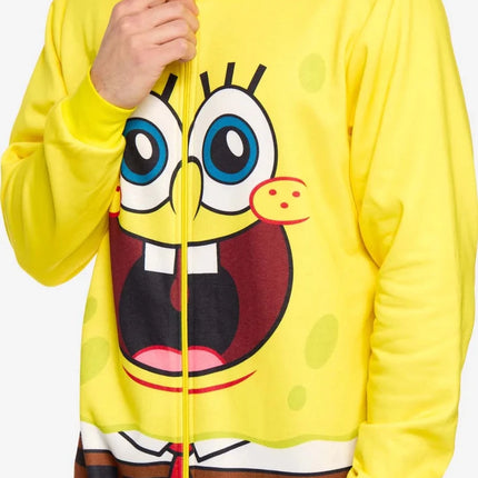 SpongeBob Onesie Heren Geel van OppoSuits koop je bij Partywinkel