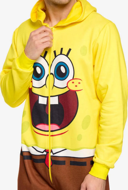 SpongeBob Onesie Heren Geel van OppoSuits koop je bij Partywinkel