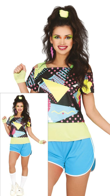 Sporter Kostuum Dames Gekleurd van Fiestas Guirca koop je bij Partywinkel