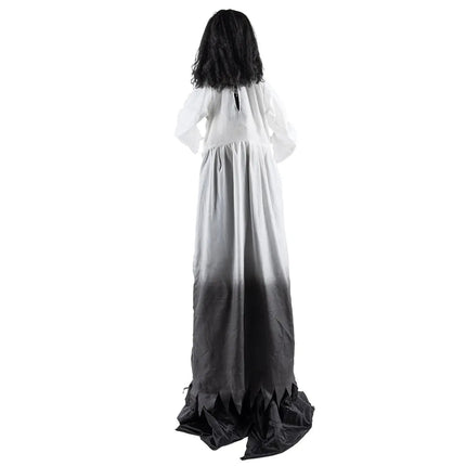 Staande decoratie Ghost widow (pop-up 185 - 225 cm) van Boland koop je bij Partywinkel