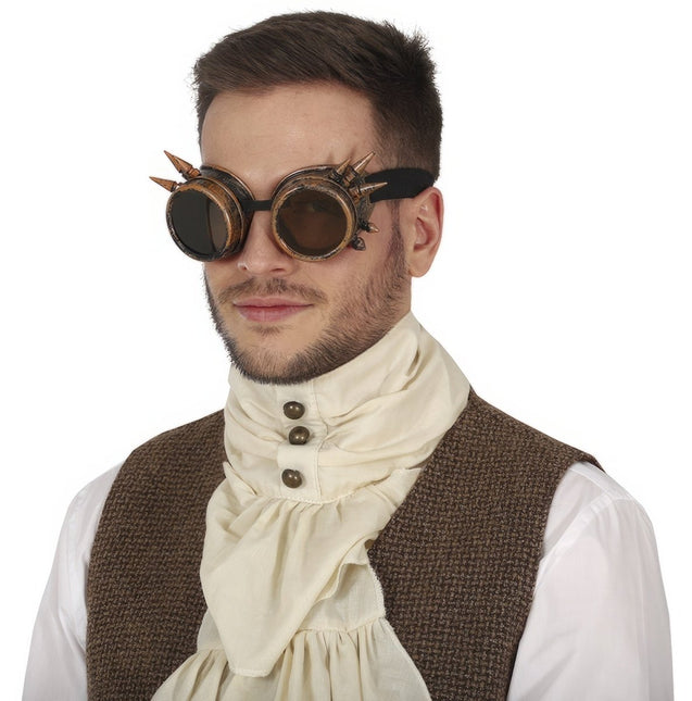Steampunk Bril Bruin van Fiestas Guirca koop je bij Partywinkel