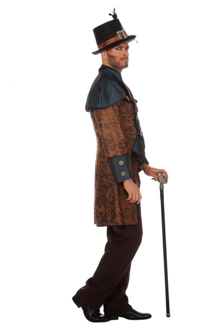 Steampunk Kostuum Blauw van Wilbers & Wilbers koop je bij Partywinkel