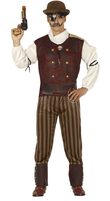 Steampunk Kostuum Bruin van Fiestas Guirca koop je bij Partywinkel