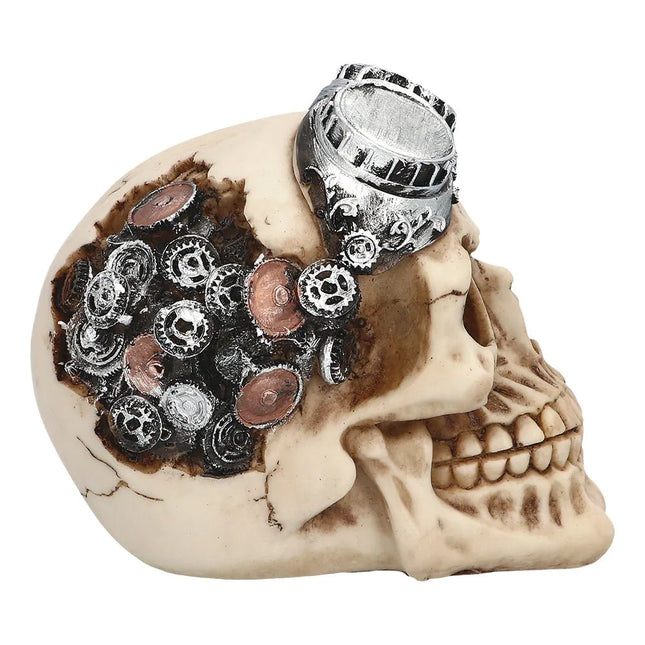 Steampunk Schedel 14cm van Boland koop je bij Partywinkel