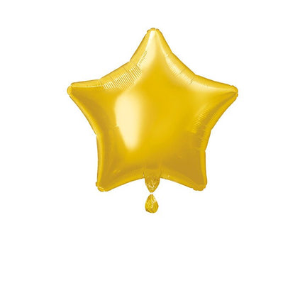 Ster Helium Ballon Geel Leeg 50cm van Unique koop je bij Partywinkel