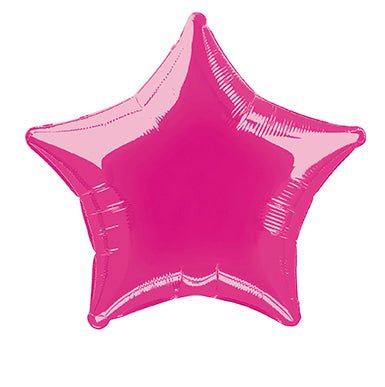 Ster Helium Ballon Roze Leeg 50cm van Unique koop je bij Partywinkel