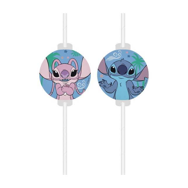 Stitch Rietjes 4st van Procos koop je bij Partywinkel