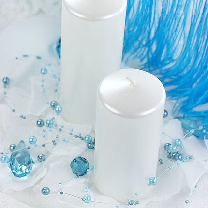 Stompkaars Parelmoer Metallic 12cm 6st van Partydeco koop je bij Partywinkel