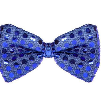 Blauwe Strik Pailletten van Wilbers & Wilbers koop je bij Partywinkel