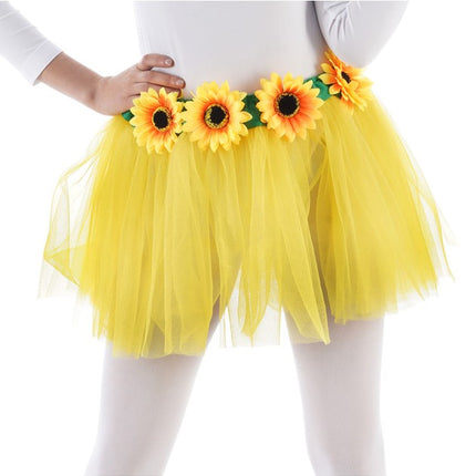 Zonnebloem Rok Geel One Size