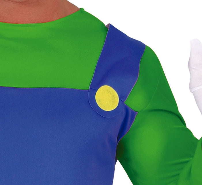 Super Mario Kostuum Heren Luigi van Fiestas Guirca koop je bij Partywinkel