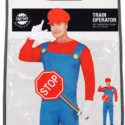 Super Mario Kostuum Rood Blauw Heren van Fiestas Guirca koop je bij Partywinkel