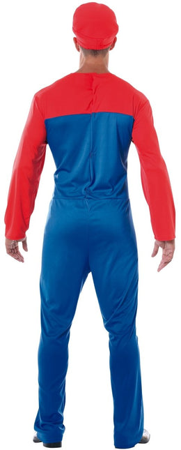 Super Mario Kostuum Rood Blauw Heren van Fiestas Guirca koop je bij Partywinkel