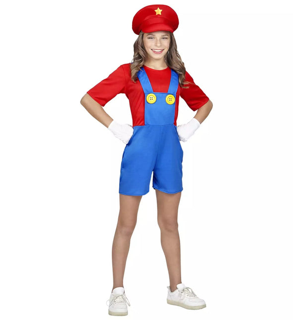 Super Mario Pak Blauw Rood Kind van Widmann koop je bij Partywinkel