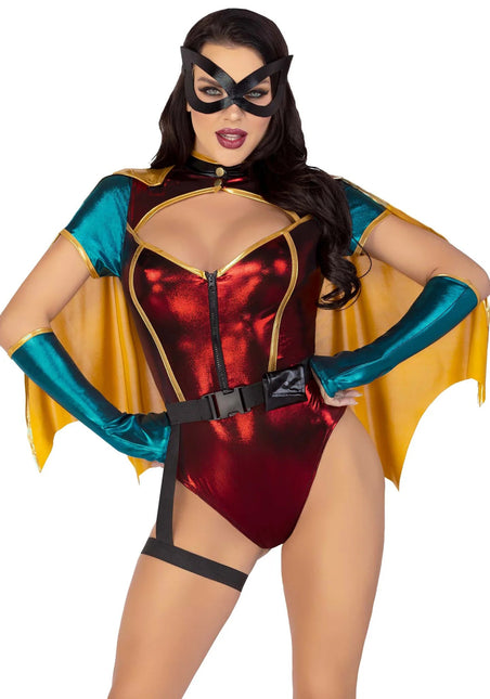Super Woman Pak Dames Bodysuit Leg Avenue van Leg Avenue koop je bij Partywinkel