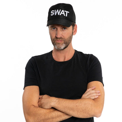 Swat Pet Zwart Wit van Partychimp koop je bij Partywinkel