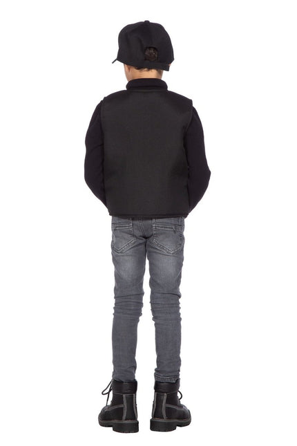 Swat Vest Zwart Jongen van Wilbers & Wilbers koop je bij Partywinkel