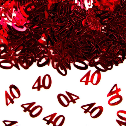 Tafelconfetti 40 Jarig Jubileum 14gr van Folat koop je bij Partywinkel