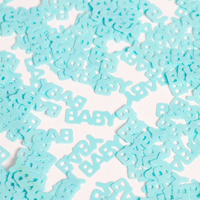 Tafelconfetti Baby Blauw van WeFiesta koop je bij Partywinkel