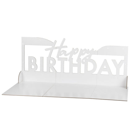 Tafeldecoratie Serveerplank Happy Birthday van Ginger Ray koop je bij Partywinkel