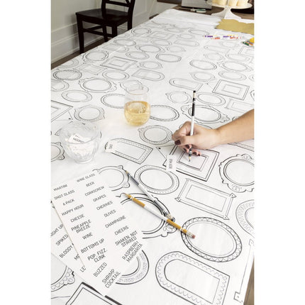 Tafelkleed Kleurplaat 2,13m van Unique koop je bij Partywinkel