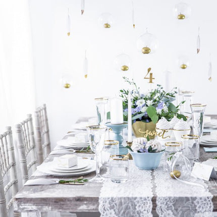 Tafelloper Kant 18cm 9m van Partydeco koop je bij Partywinkel