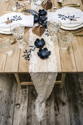 Tafelloper Kant 18cm 9m van Partydeco koop je bij Partywinkel