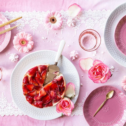 Tafelloper Kant Wit 45cm 9m van Partydeco koop je bij Partywinkel