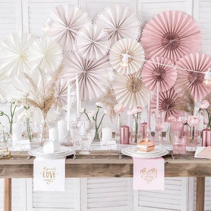 Tafelloper Kant Wit 45cm 9m van Partydeco koop je bij Partywinkel