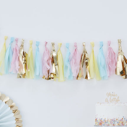 Tassel Slinger Gekleurde 2m van Ginger Ray koop je bij Partywinkel
