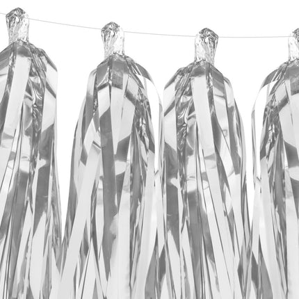 Tassel Slinger Zilver 2m van Partydeco koop je bij Partywinkel