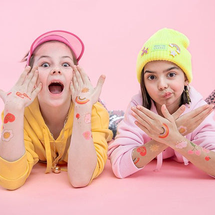 Tattoos Bloemen Mix 14st van Partydeco koop je bij Partywinkel