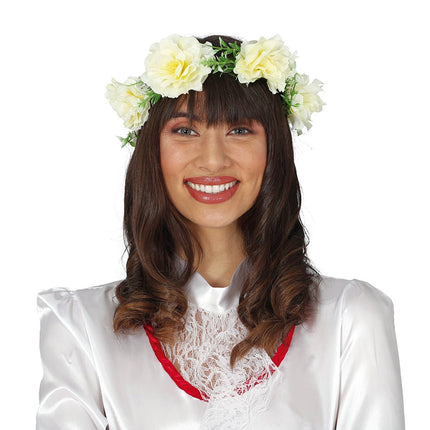 Tiara Bloemen Sluier van Fiestas Guirca koop je bij Partywinkel