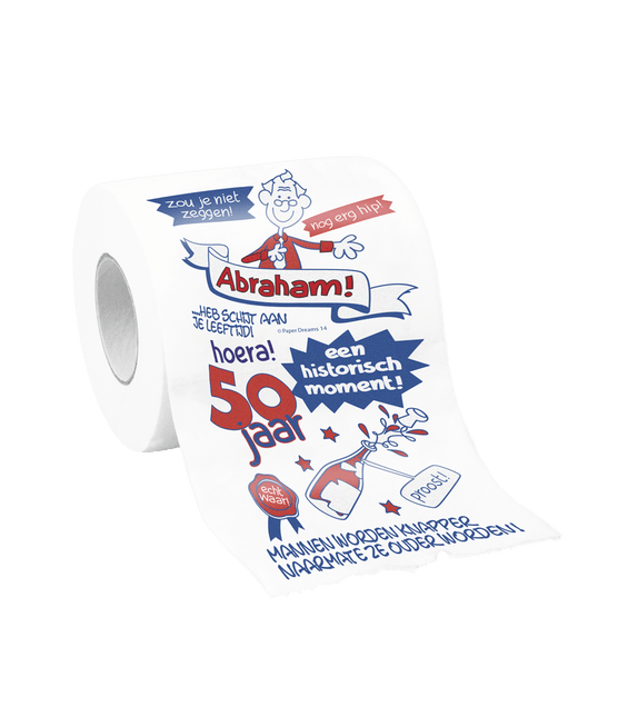 Toiletpapier Abraham van Paper Dreams koop je bij Partywinkel
