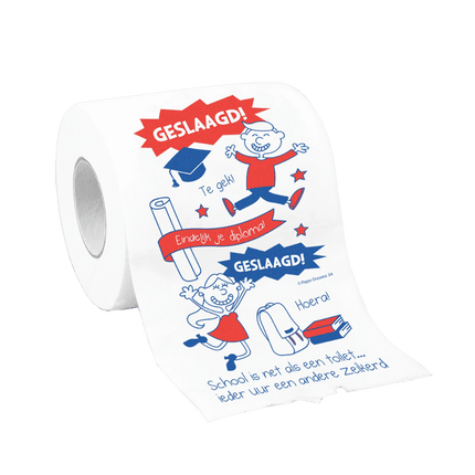 Toiletpapier Geslaagd School van Paper Dreams koop je bij Partywinkel