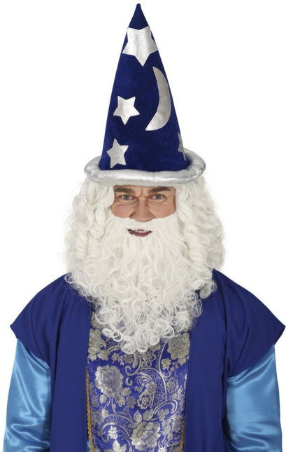 Tovenaar Hoed Blauw Tovenaar van Fiestas Guirca koop je bij Partywinkel